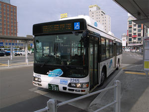 函館バス日野ブルリシティハイブリッド